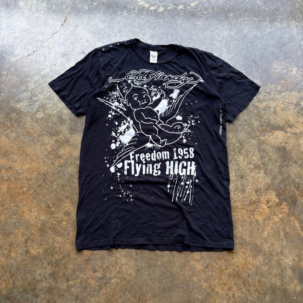 Vintage Essential Ed Hardy Big Graphic T-shirt